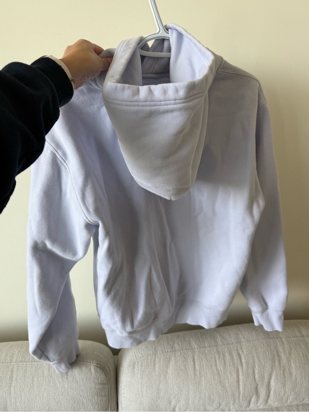 Aritzia Sweatfleece Perfect Fit Periwinkle Hoodie - Picture 2 of 2